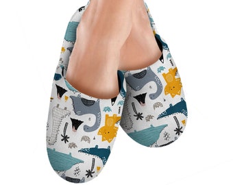 dinosaur slippers womens