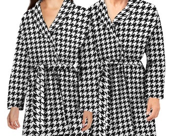 Houndstooth Pajamas - Etsy