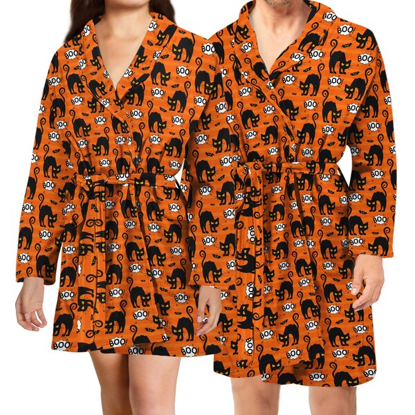 Mens Cat Bathrobe Etsy