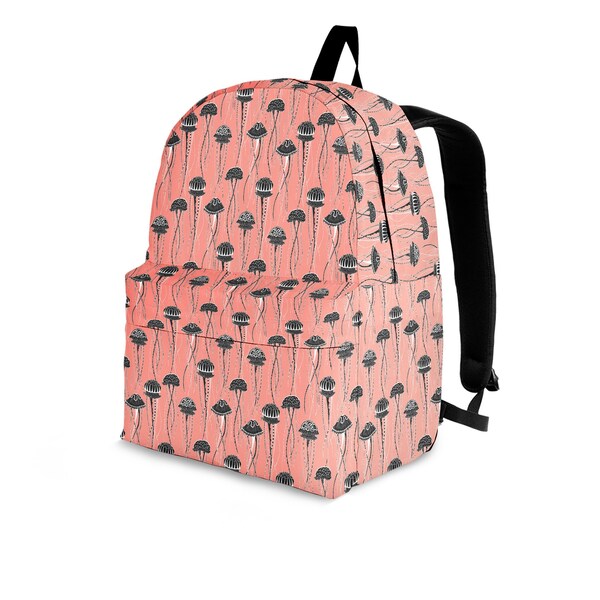 Jellyfish Print Pattern Backpack main image 1
