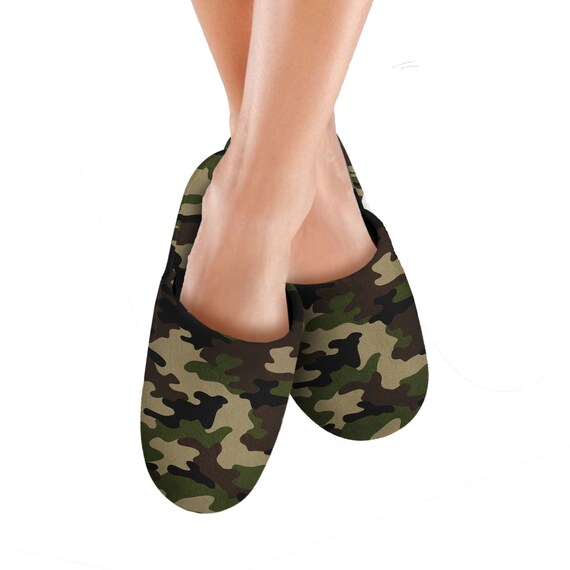 Women's camouflage slippers hot sale