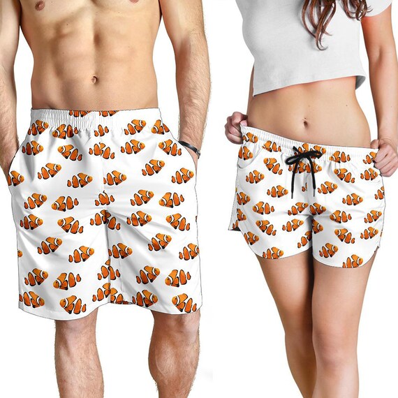 Clownfish Shorts Clownfish Pattern Swim Shorts For Women / | Etsy