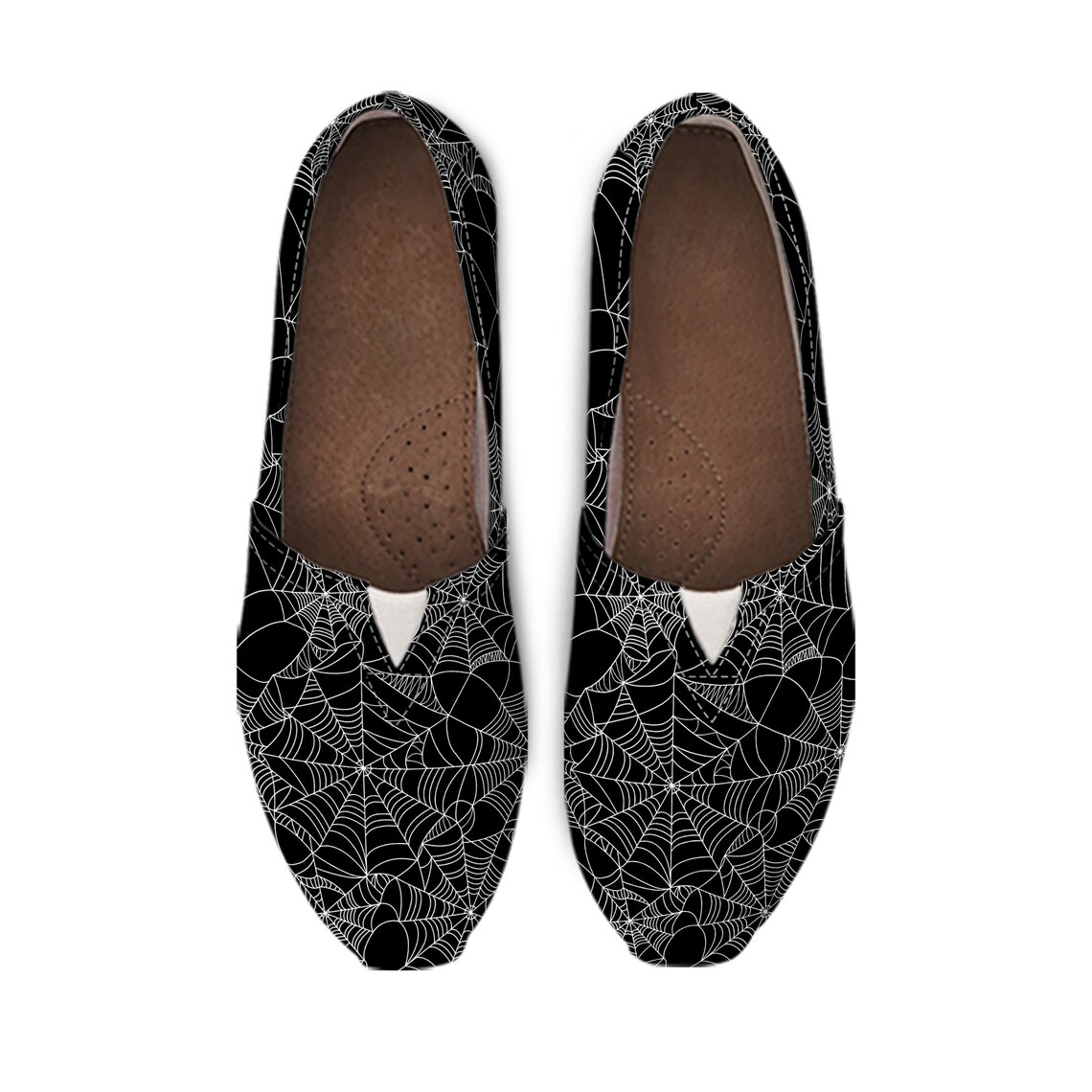 Spider Web Pattern Slip On Shoes For Women Spider Sneakers - Etsy France