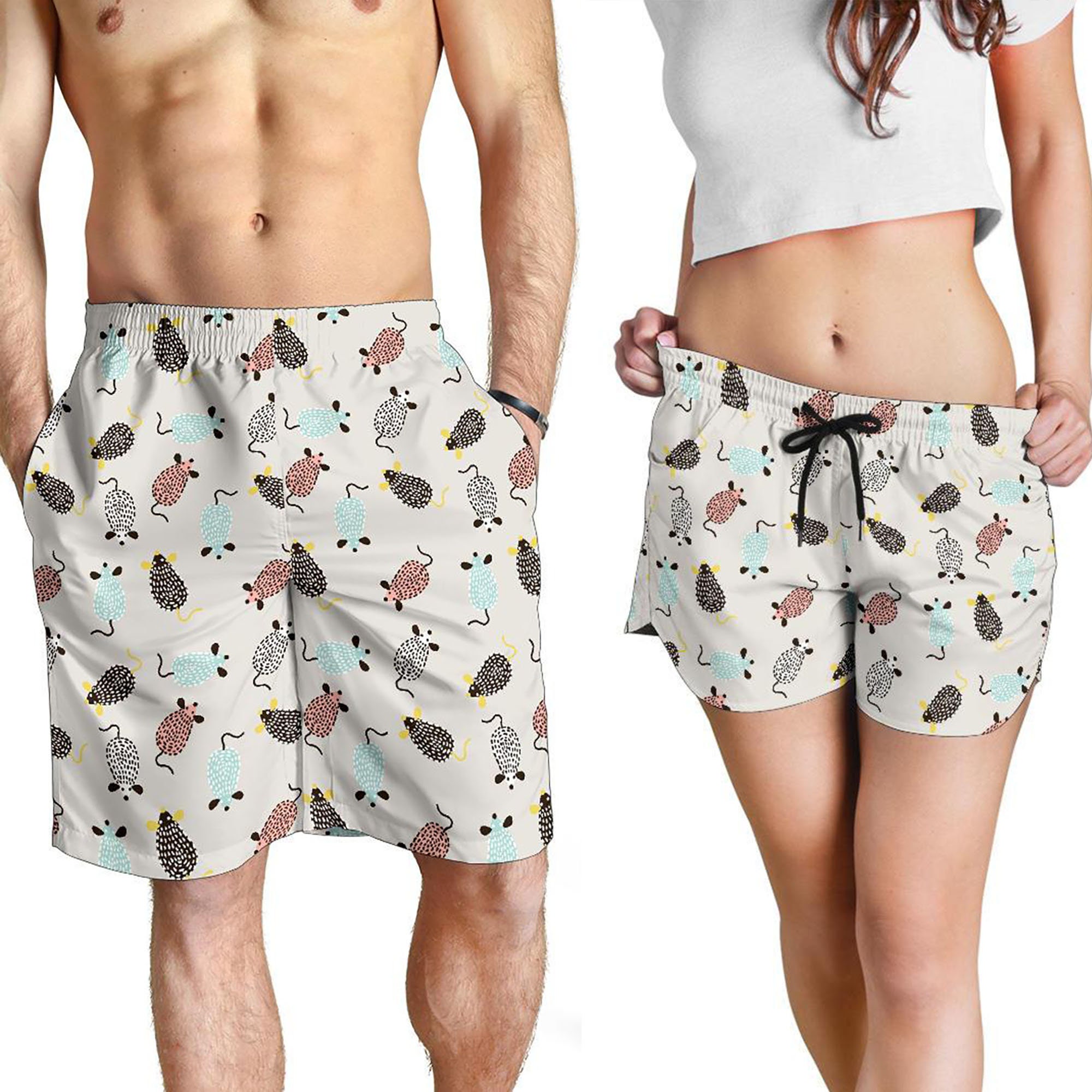 Mouse Shorts Mouse Pattern Swim Shorts for Women / Men - Etsy UK