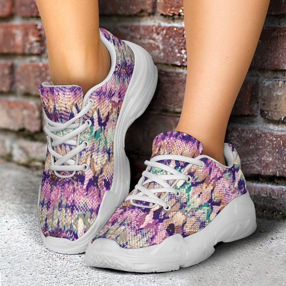nike snake print sneakers