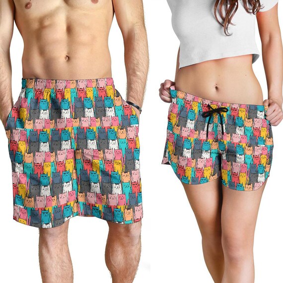 Cat Shorts Cat Pattern Swim Shorts for 