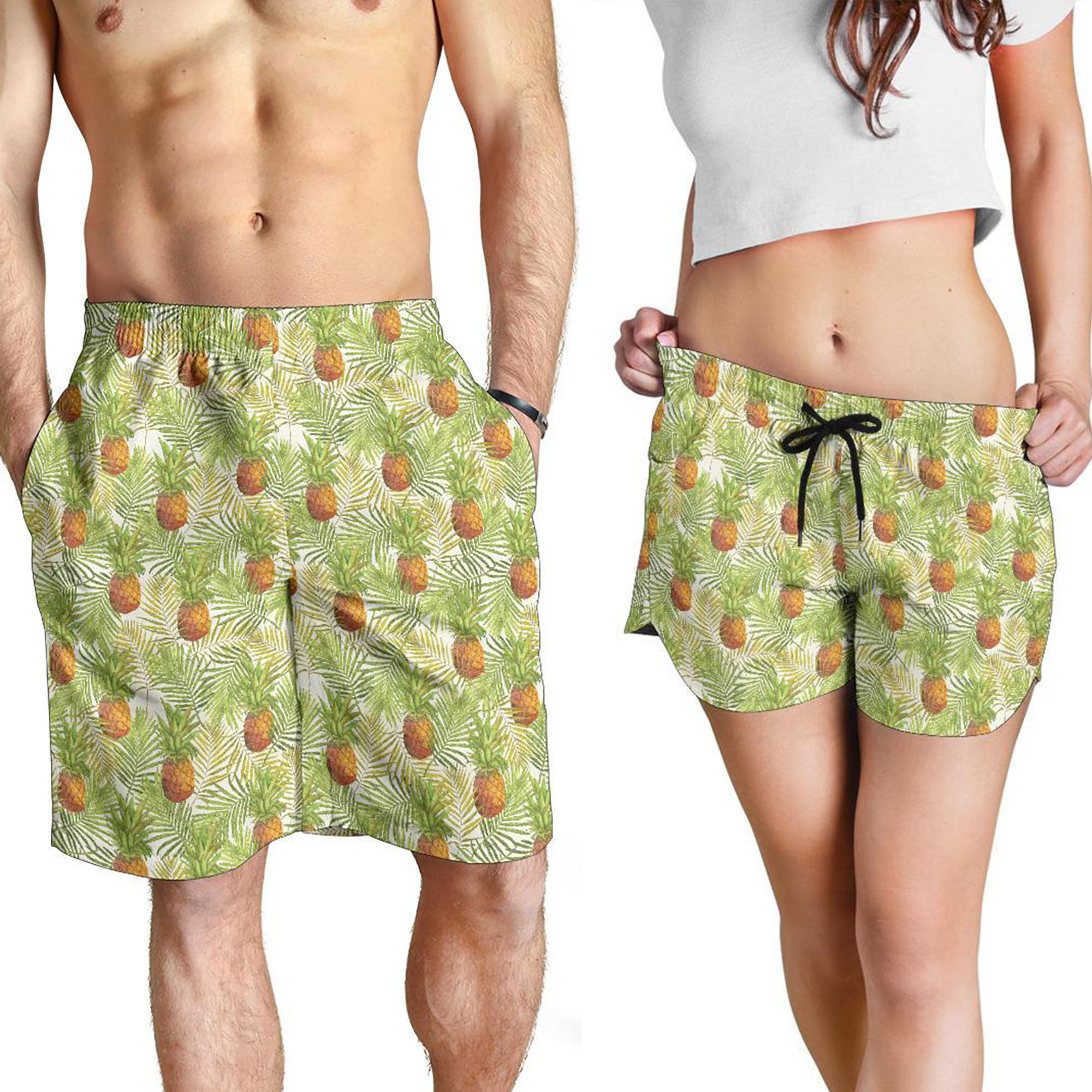 Pineapple Shorts Pineapple Pattern Swim Shorts for Women / Etsy UK