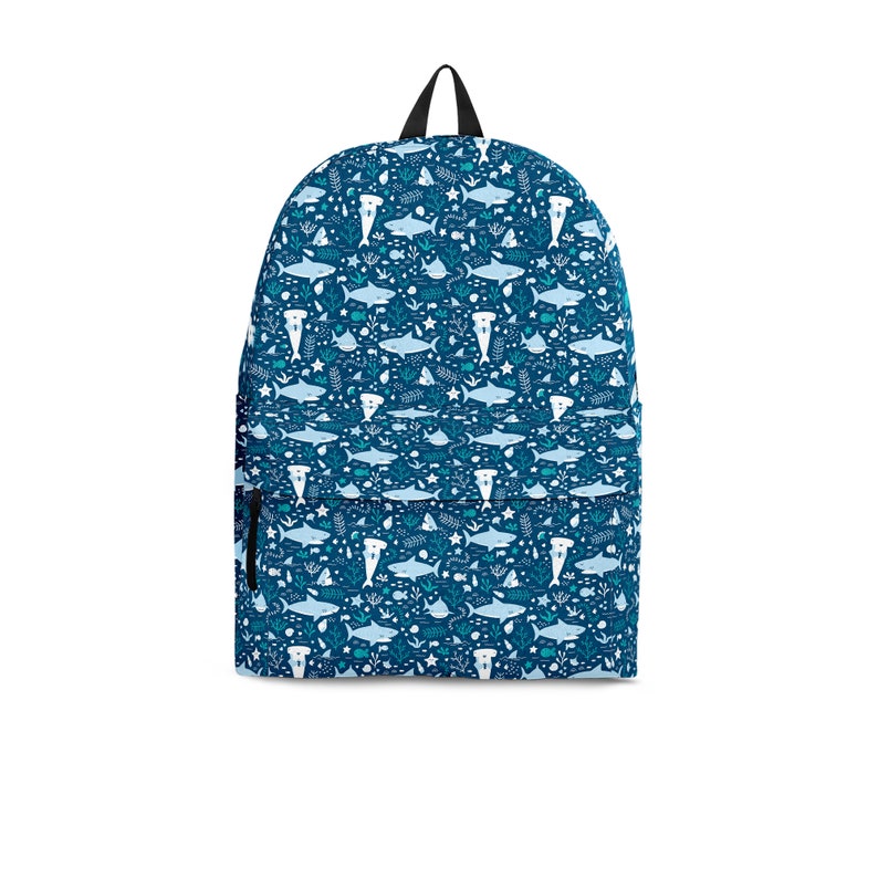 Shark Backpack For Kids and Adults Shark Printed Backpack Shark Pattern Bag Perfect Gift For Shark Lovers