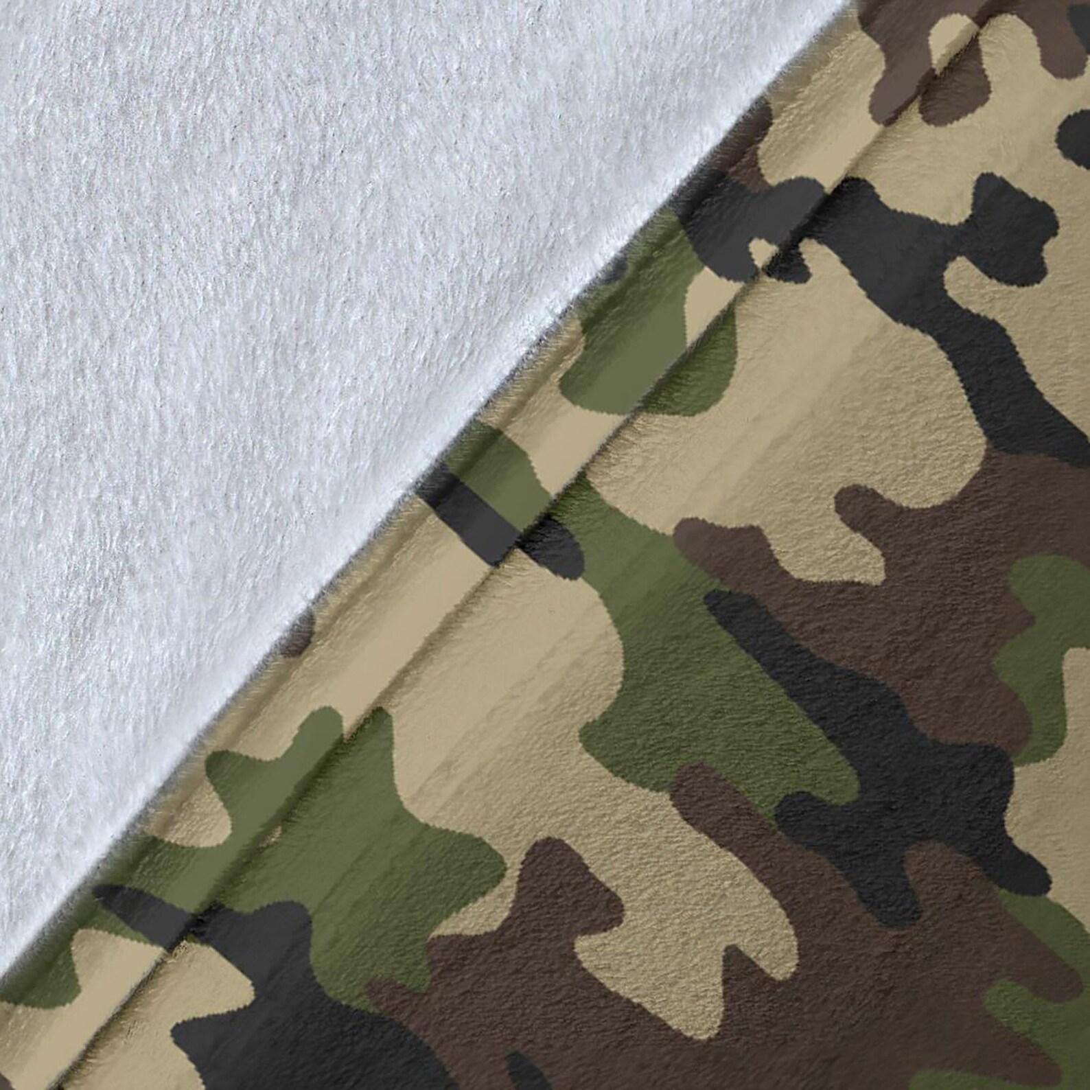 Cute Camouflage Blanket Camouflage Pattern Throw Camo Etsy