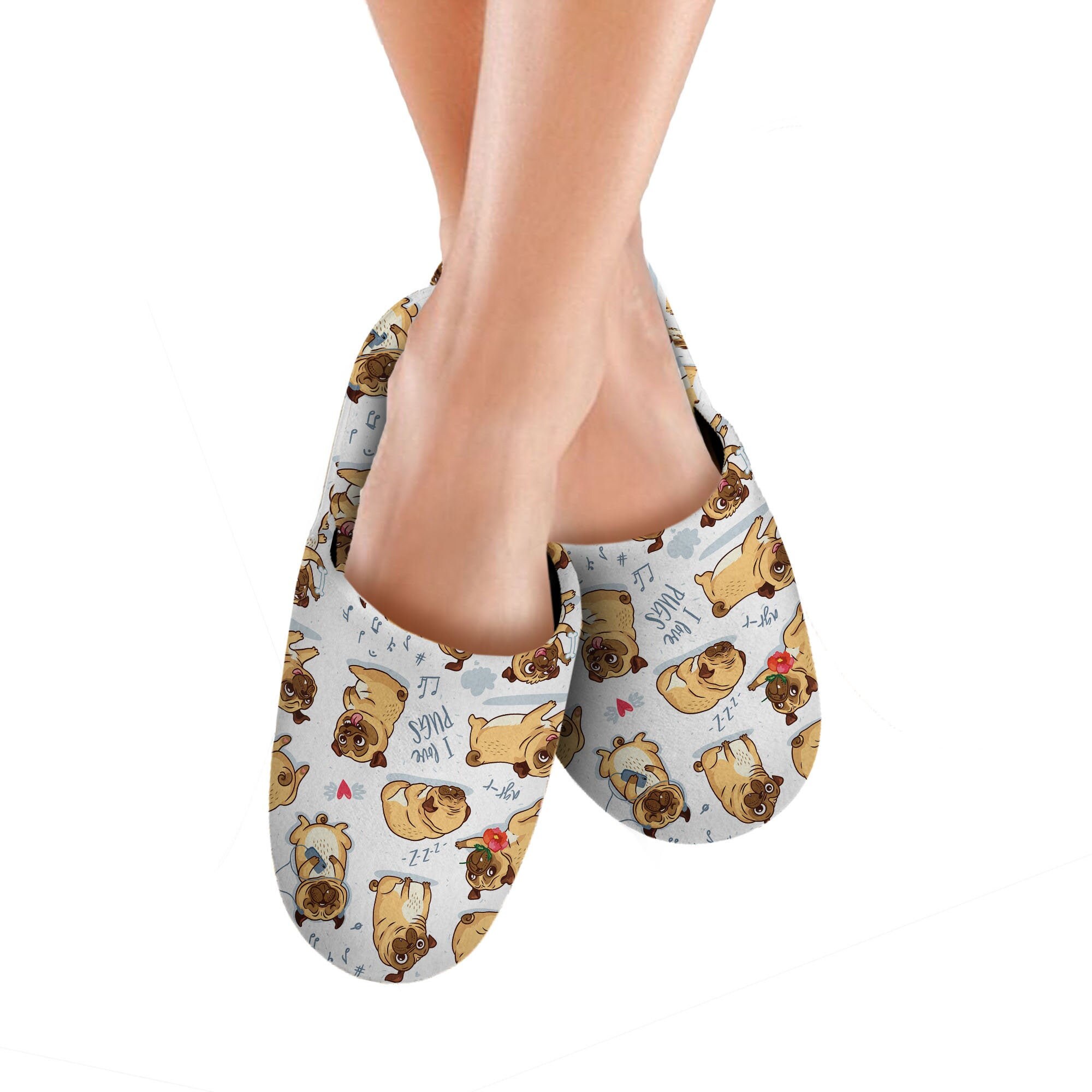 pug slippers uk