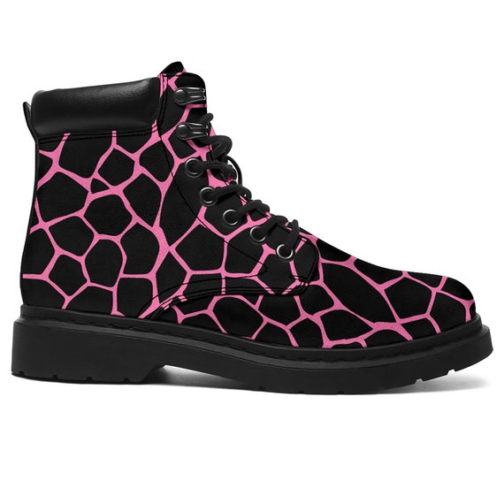 giraffe print boots