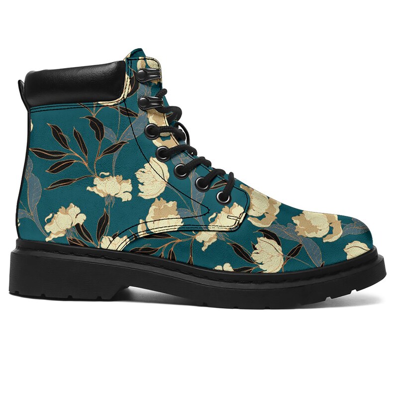 floral duck boots
