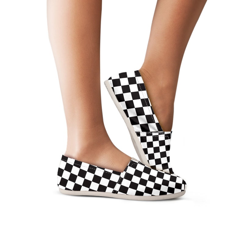 printed canvas shoes