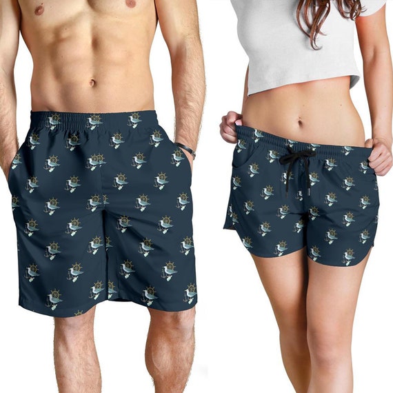 Seagull Shorts Seagull Pattern Swim 