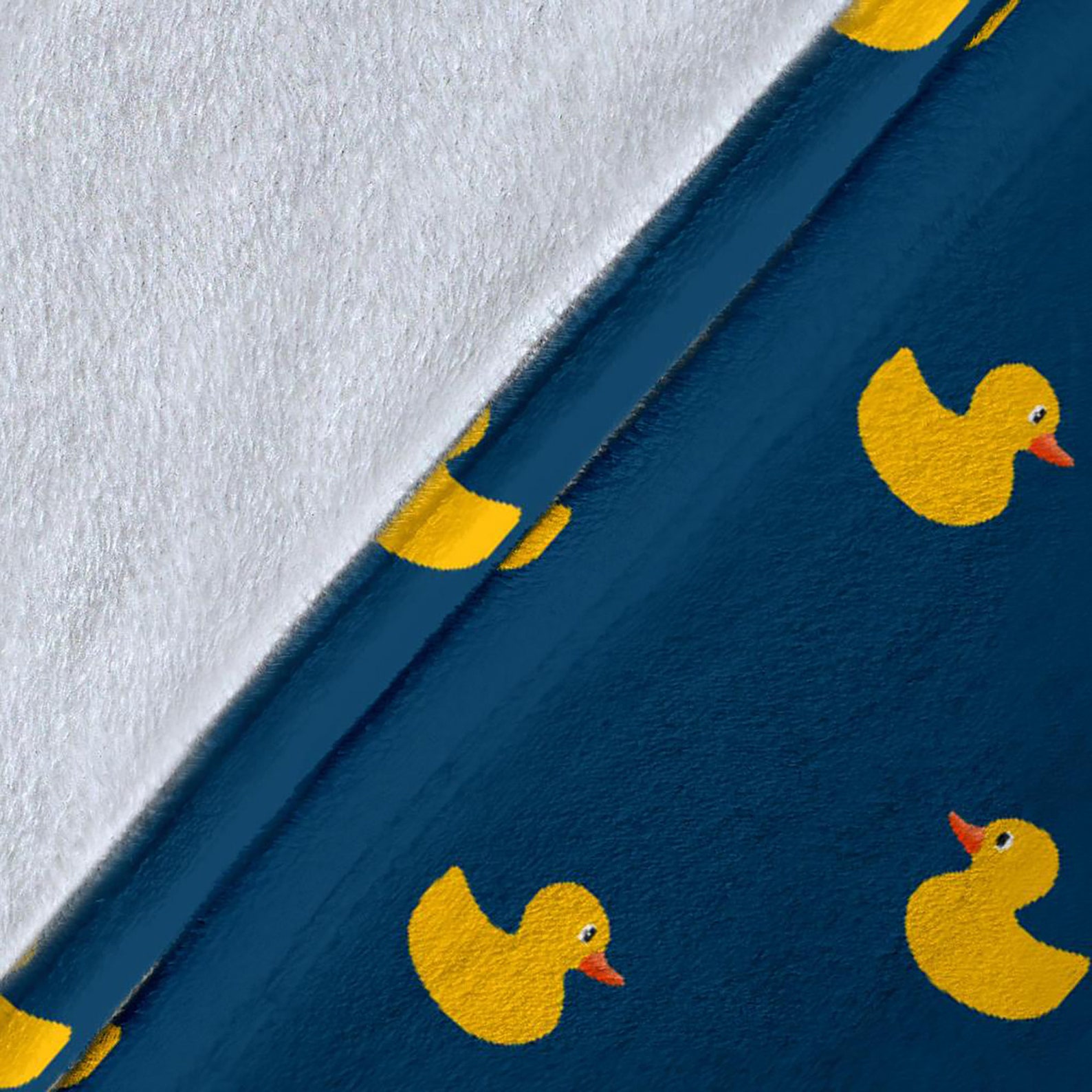 Cute Duck Blanket Duck Pattern Throw Blanket Duck Print Etsy