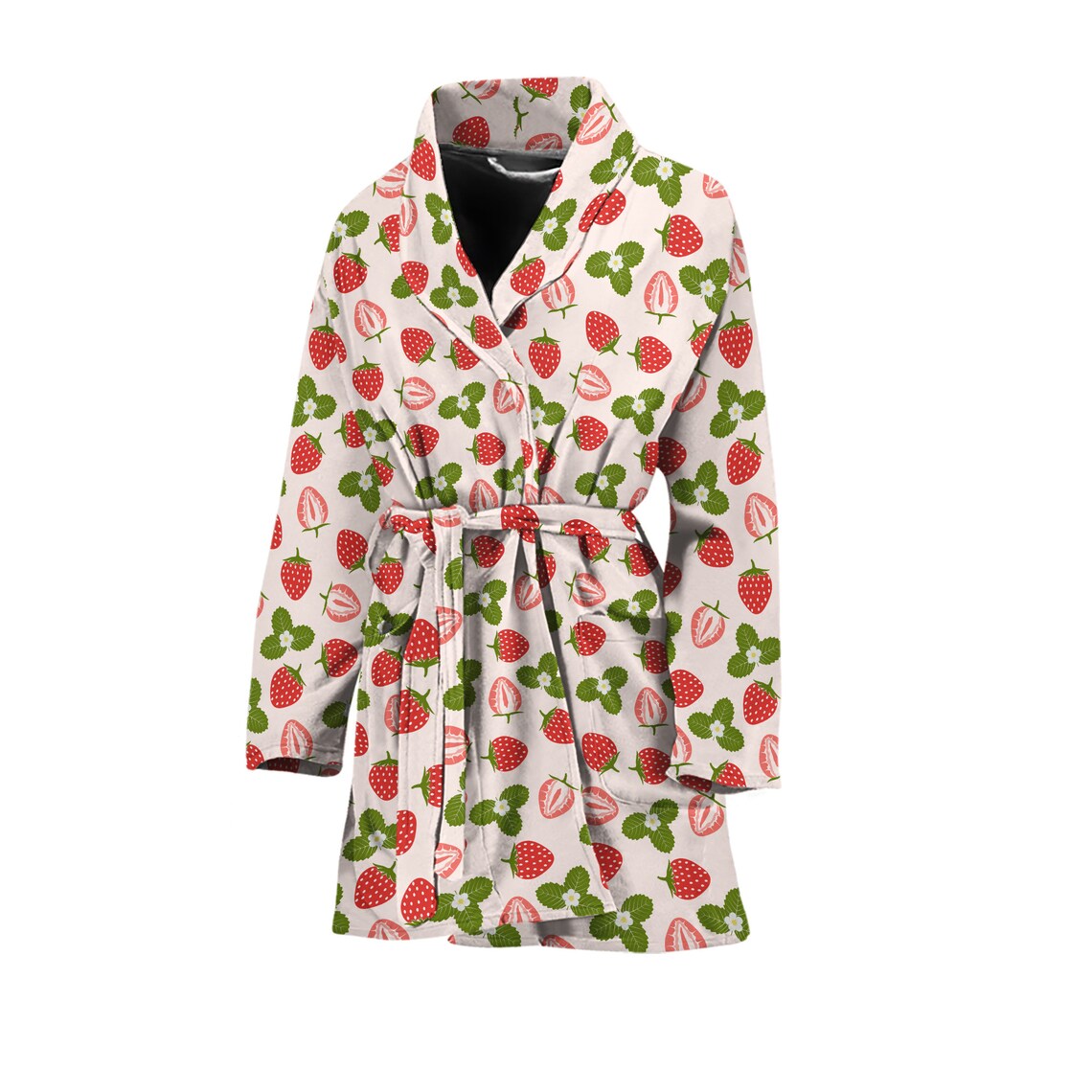 Strawberry Bathrobe Strawberry Pattern Robe for Women / Men Etsy