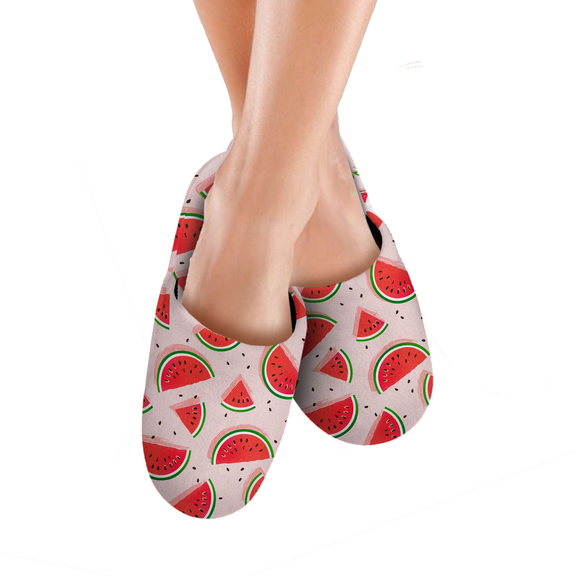 Watermelon Slippers Watermelon Pattern Slippers Cute Fruit Etsy