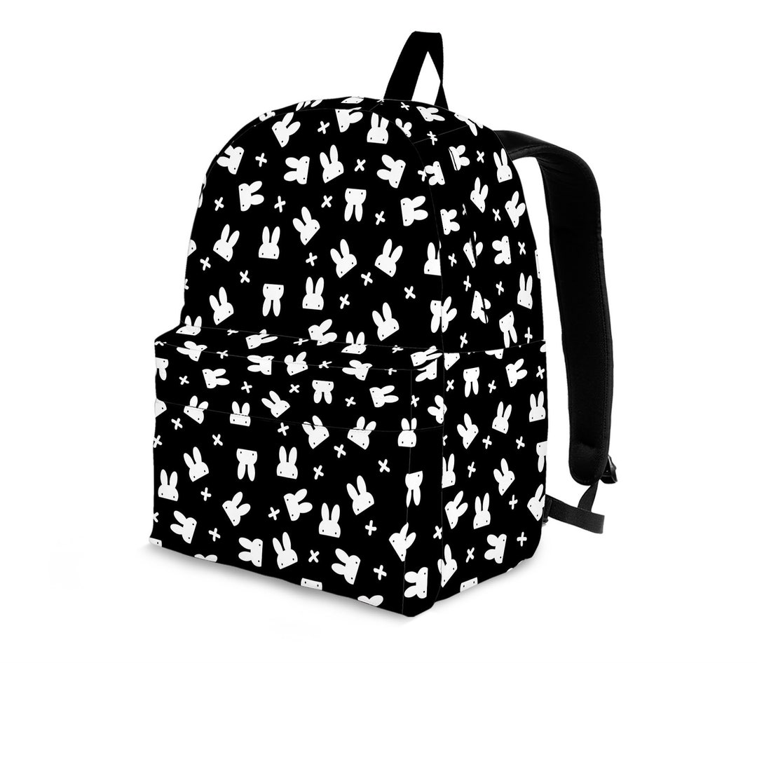 Bunny Rabbit Backpack for Kids and Adults Bunny Pattern Bag Bunny