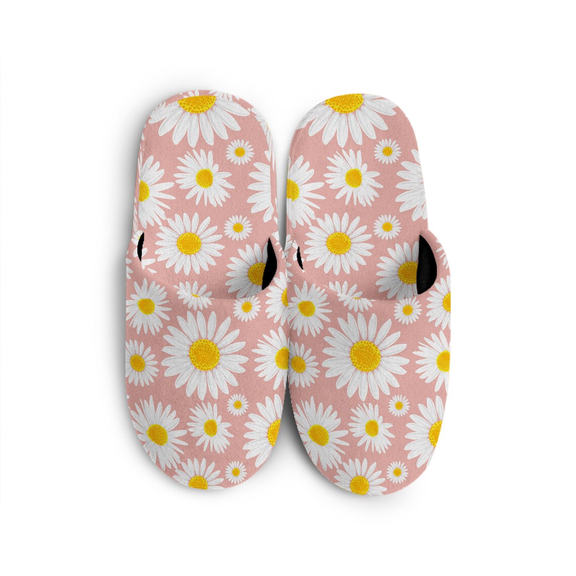 Daisy Flower Slippers Daisy Pattern Slippers Cute Plant Etsy UK