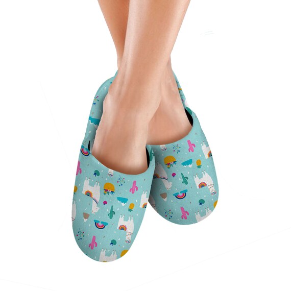 Llama Slippers LlamaPattern Slippers Cute Animal Slippers For Women Men Kids Perfect Gift For Llama Lovers