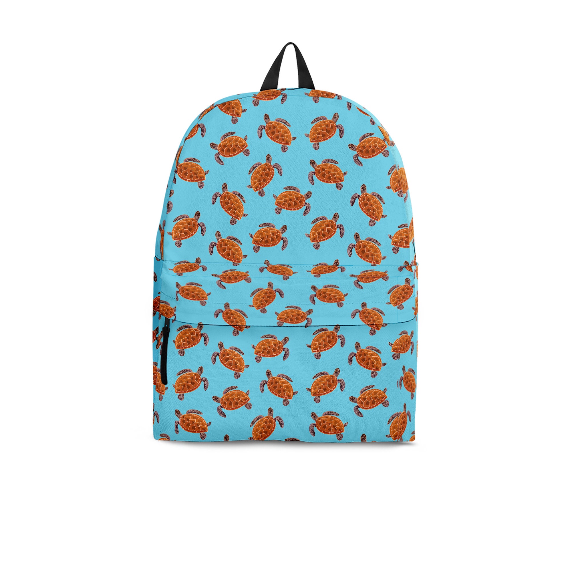 Turtle Backpack For Kids and Adults Turtle Pattern Bag Etsy