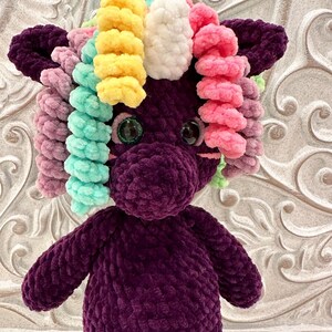Crochet Rainbow Unicorn Plushie