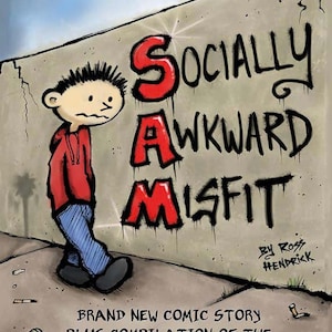 Socially Awkward Misfit Comic Ebook: Introvert Graphic Novel (PDF)