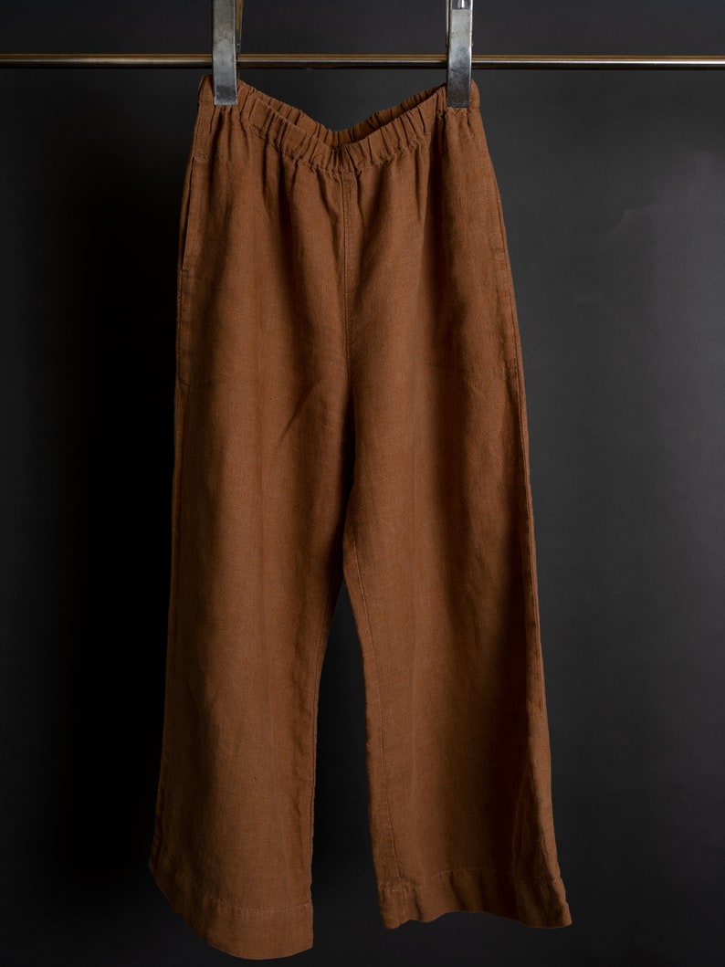 The Wide Leg Pant in Linen