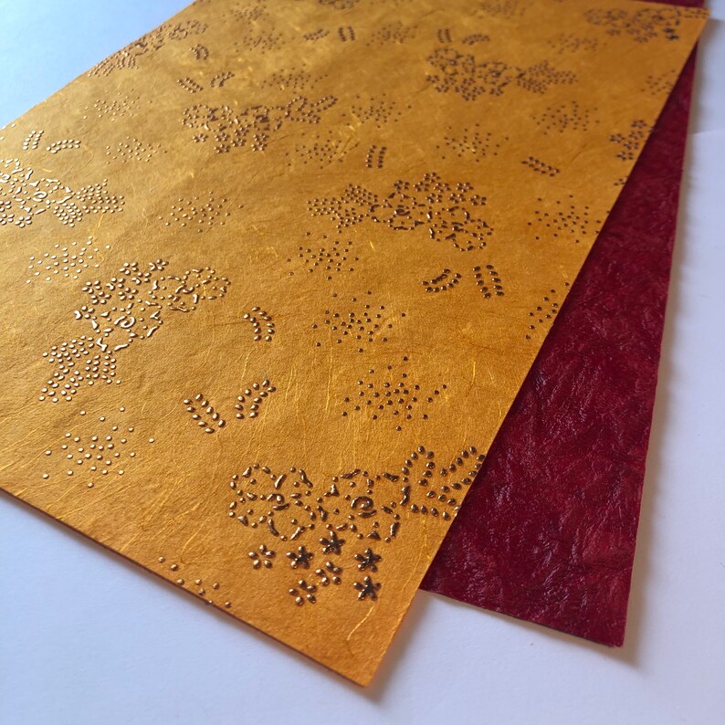 Handmade Paper A4 Indian Paper Craft Kit Paper Flowers Etsy