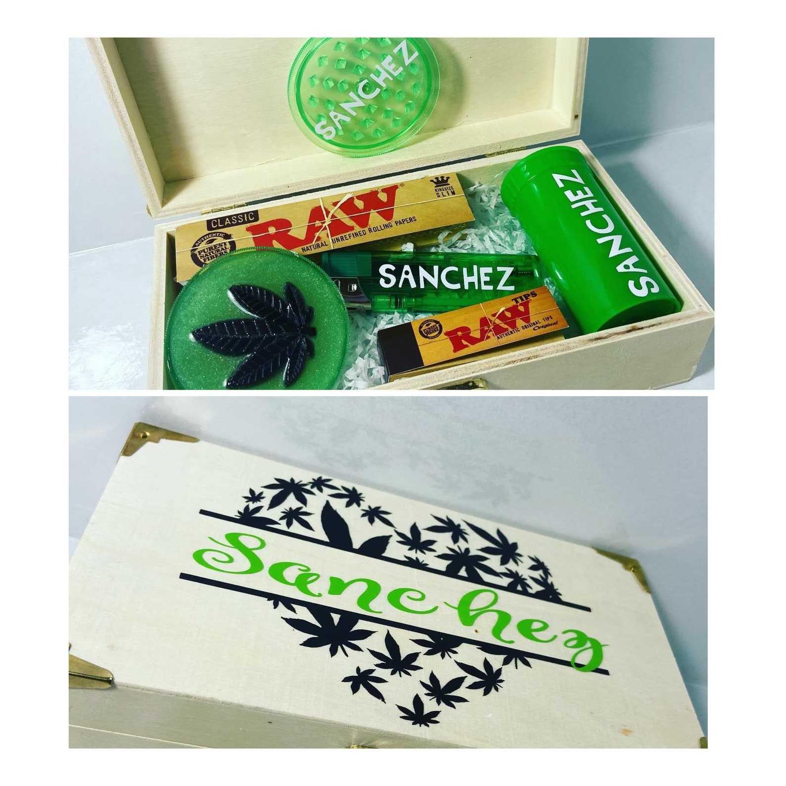 Personalised stoner box Stoner gift smoker gift Valentines Etsy