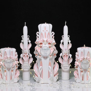 Personalized Baptism candles Christening Candle