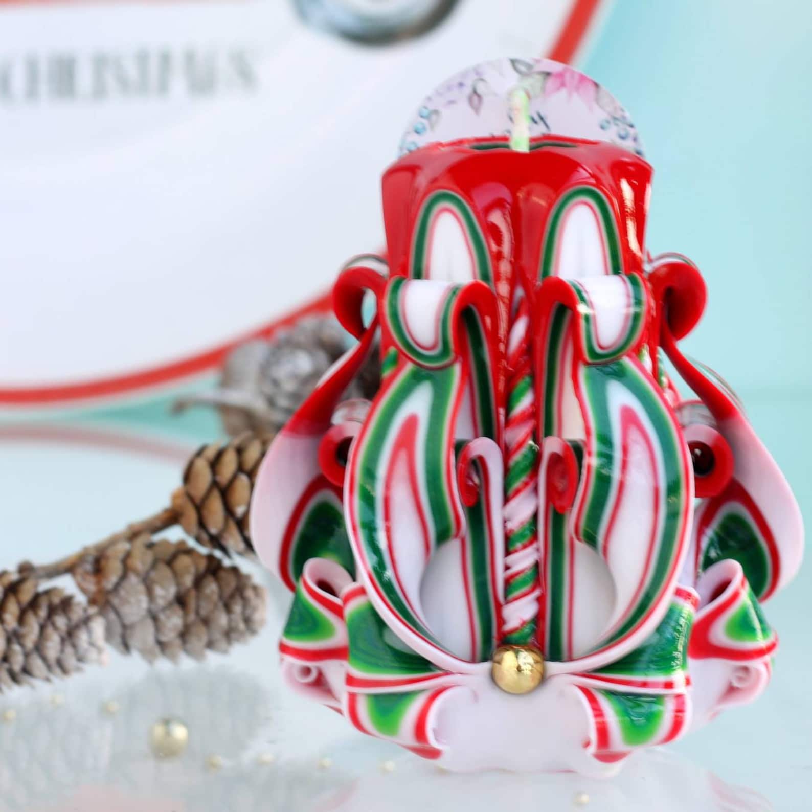 Christmas Candle Holiday Christmas Scented Candle Candle Etsy