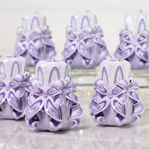 Exquisite Carved Candle Gift for Wedding Guests | Thank You Gifts for Guests
