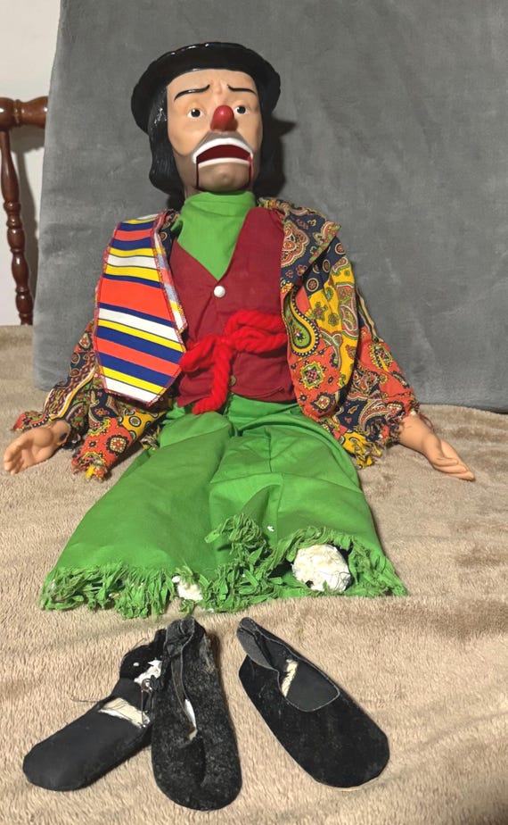 Emmett Kelly, Jr Ventriloquist Dummy, Vintage 1973 - Etsy