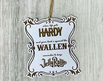 Morgan Wallen Jelly Roll Ornament