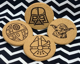Star Wars Cork Coasters