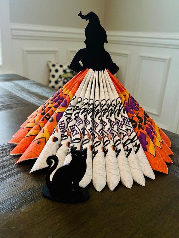 IMIKEYA 2pcs Halloween Napkin Pumpkin And Festive Table Decor For Thanksgiving And Fall Parties Unique Serviette Holders For Dinner Events