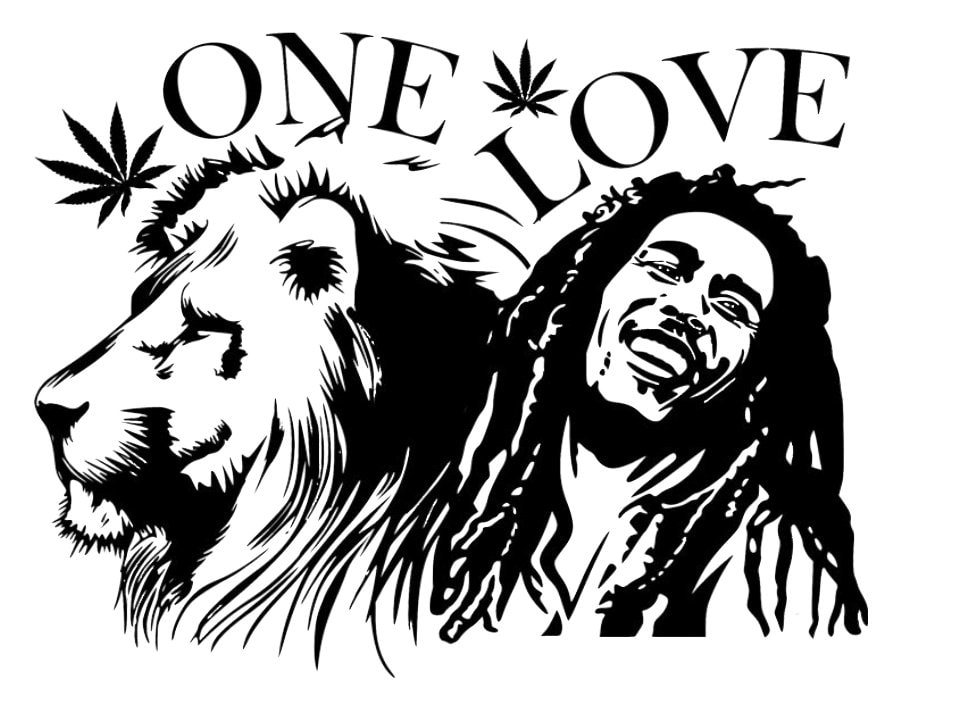 Bob Marley Lion One Love - Etsy
