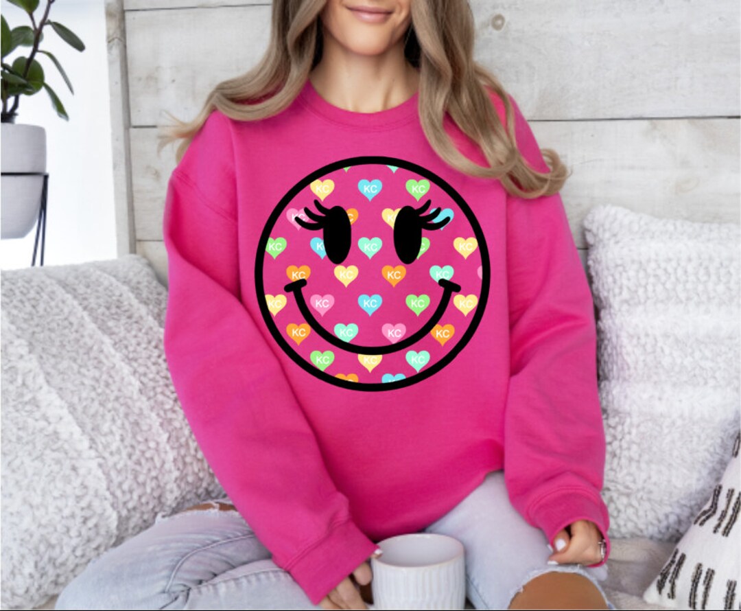 KC Happy Face kansas City Conversation Heartvalentines Daypngdigital