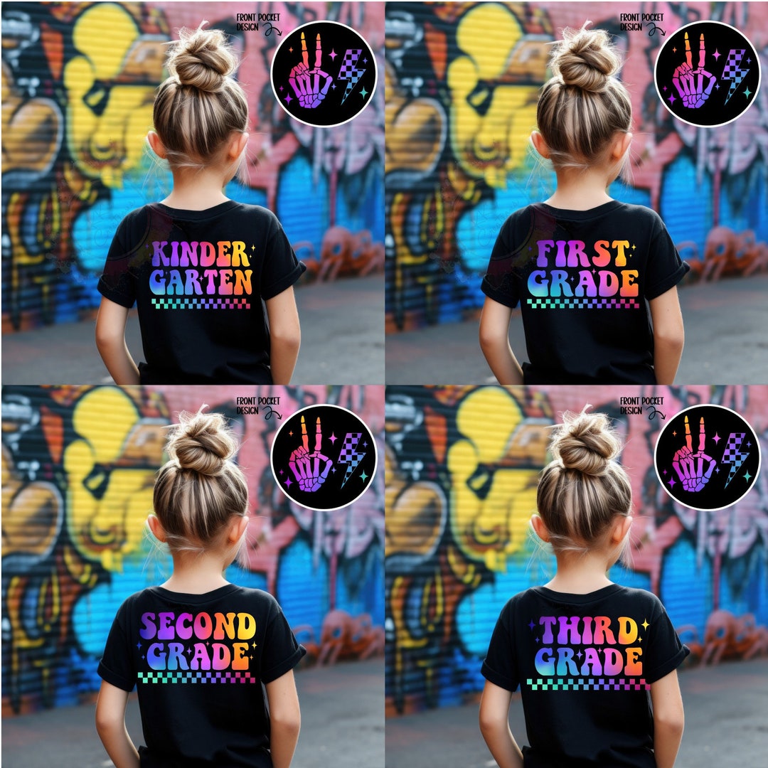 Kindergarten, First, Second, Third Grade retro Groovy-first Day of ...