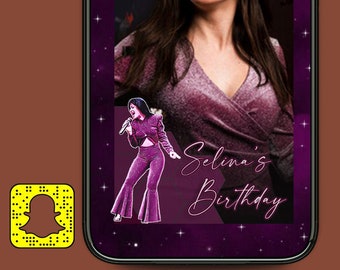 Selena Quintanilla, Instagram Filter, Geofilter, Facebook Party Decorations, Party Supplies, Jumpsuit, Birthday, Wedding, Party, Baby Shower