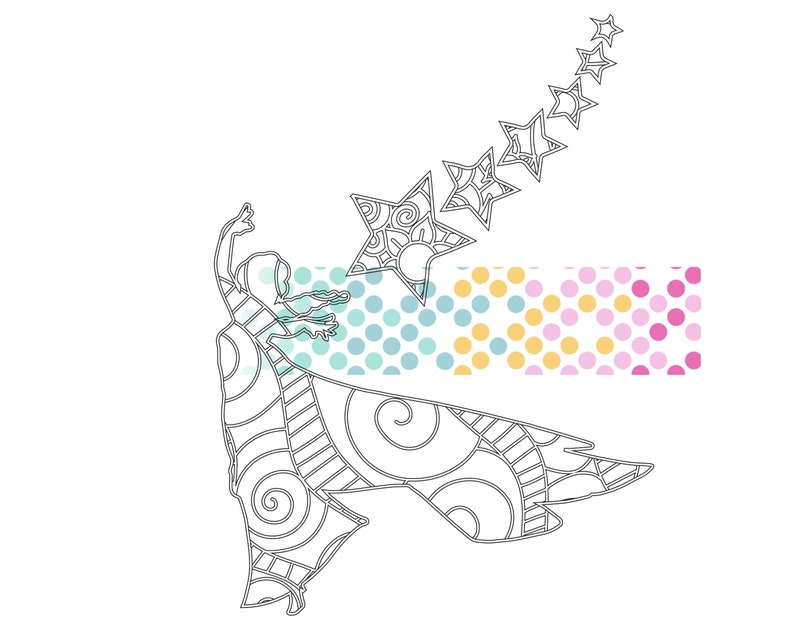 Download Elsa Frozen PDF Zentangle Printable Coloring Page | Etsy