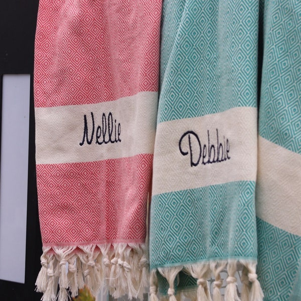 Personalized Gifts Turkish Beach Towel, Christmas Gifts , Home Gifts, Gift For Her, Ultra Soft Beach and Bath Towel, Home Decor Gifts Towel