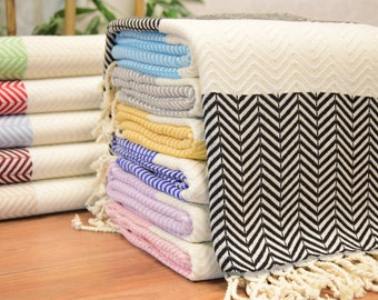 Personalized Beach Gift Towel, Bridesmaid Gift, Home Decor, Custom Gift, Gift for Her, Turkish Beach Towel, Wedding Gifts, Beach Blanket