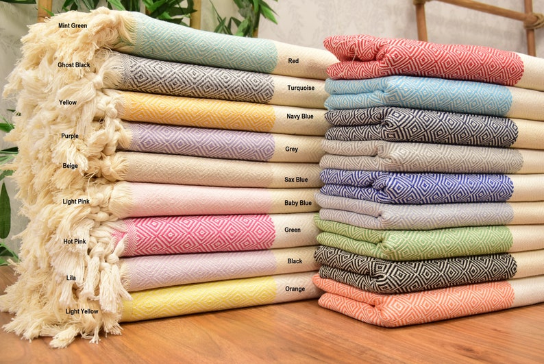 Personalized Turkish Towel personalized gifts Holiday Home image 0