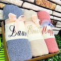 Personalized BEACH  Towel, Bridesmaid Gifts Towel, Personalized Gifts, Bachelorette Party Favors, Personalized Gift for Her, Wedding Gifts