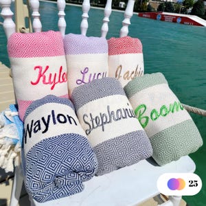 Personalized Beach Towel, Personalized Gift, Wedding day gift, Party Favor, Bachelorette Party, Gift For Her, Bridesmaid Gifts, Wedding Gift
