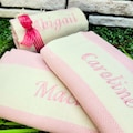 Personalized Turkish Beach Towel, Embroidered Bachelorette Party Gift