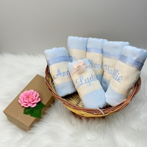Personalized Turkish Cotton Towel – Custom Embroidered Spa Gift