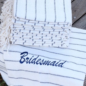 Monogrammed accessories,Personalized Turkish Beach Towel, Personalized Gifts, Beach Wedding Decor,Bridesmaid Gifts, Beach Bachelorette Party